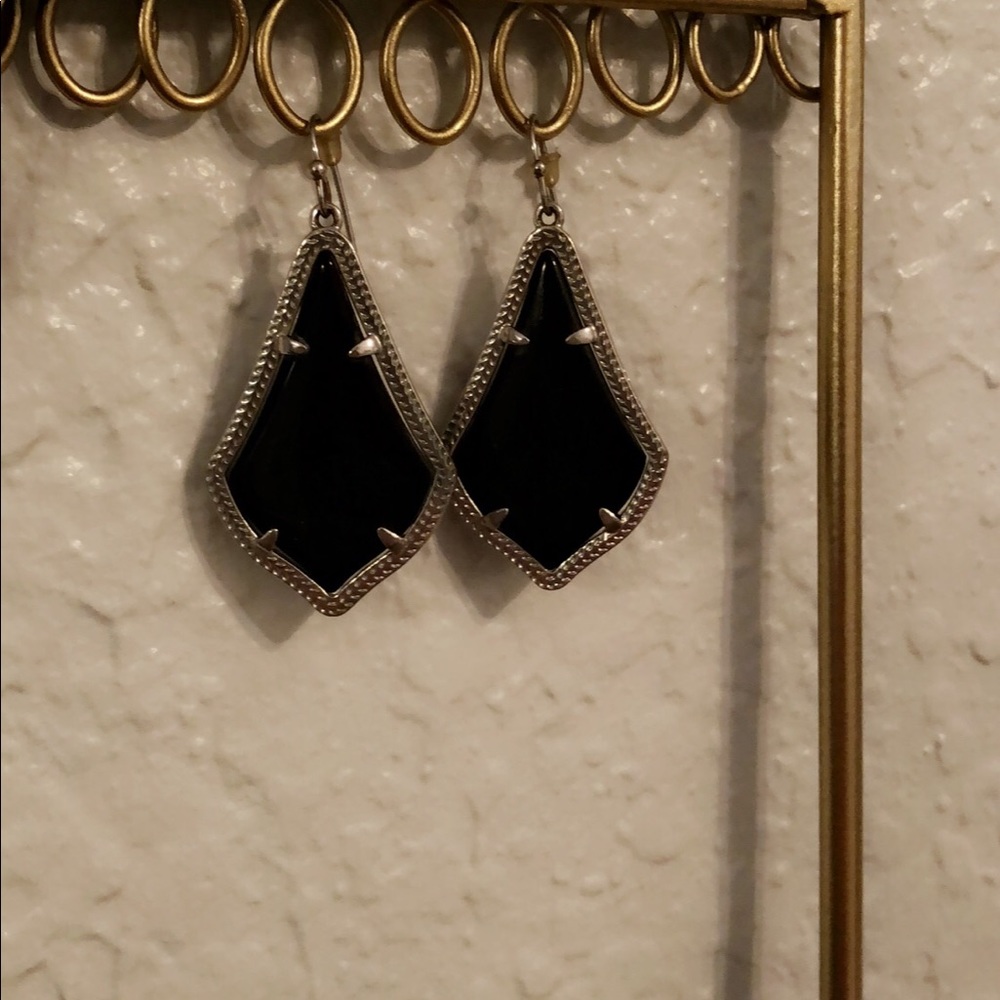 Black Kendra Scott earrings